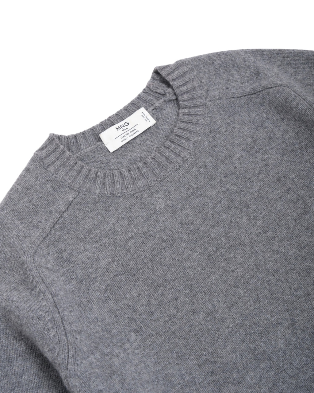 Grey Wool and Cashmere Knitwear