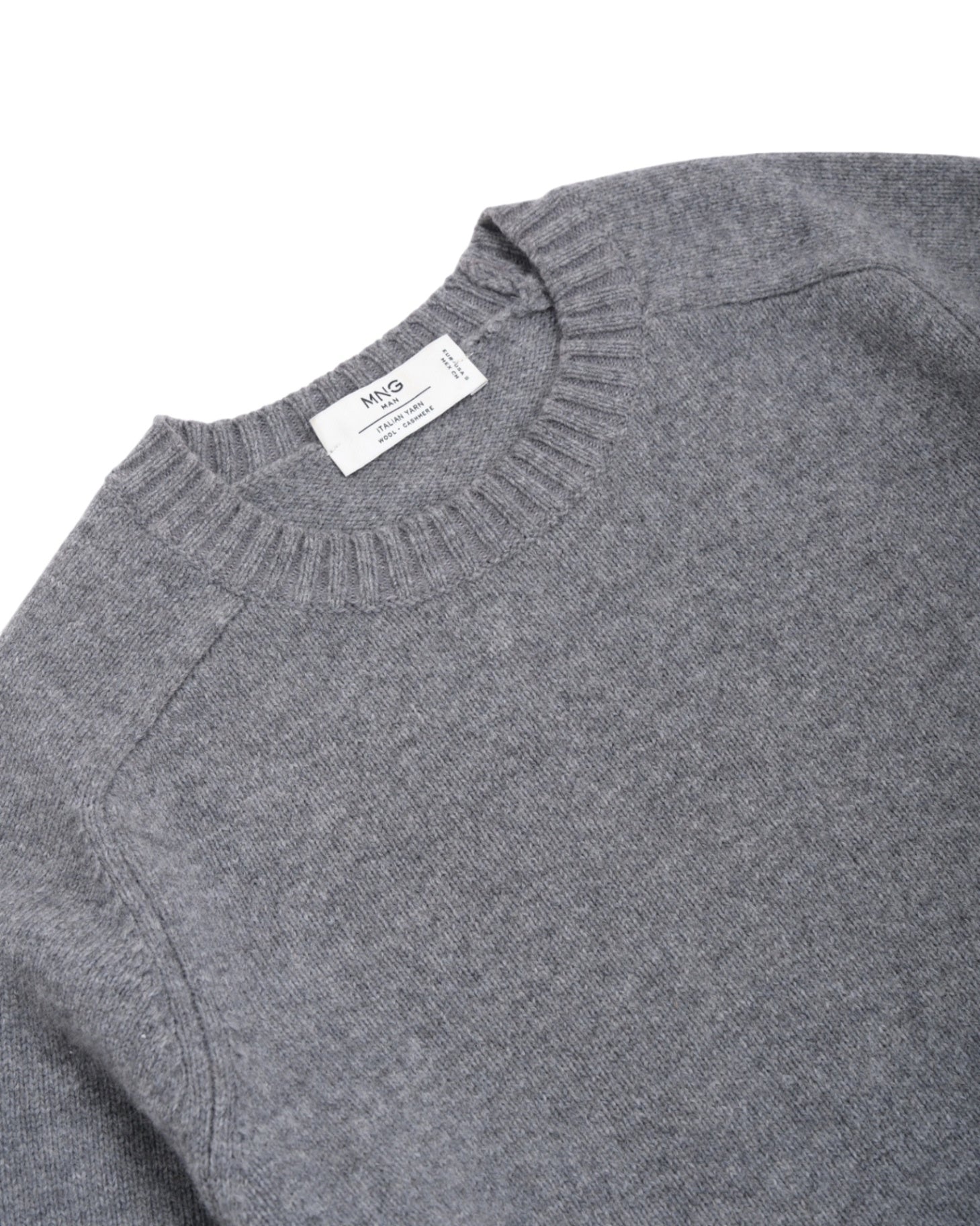 Grey Wool and Cashmere Knitwear
