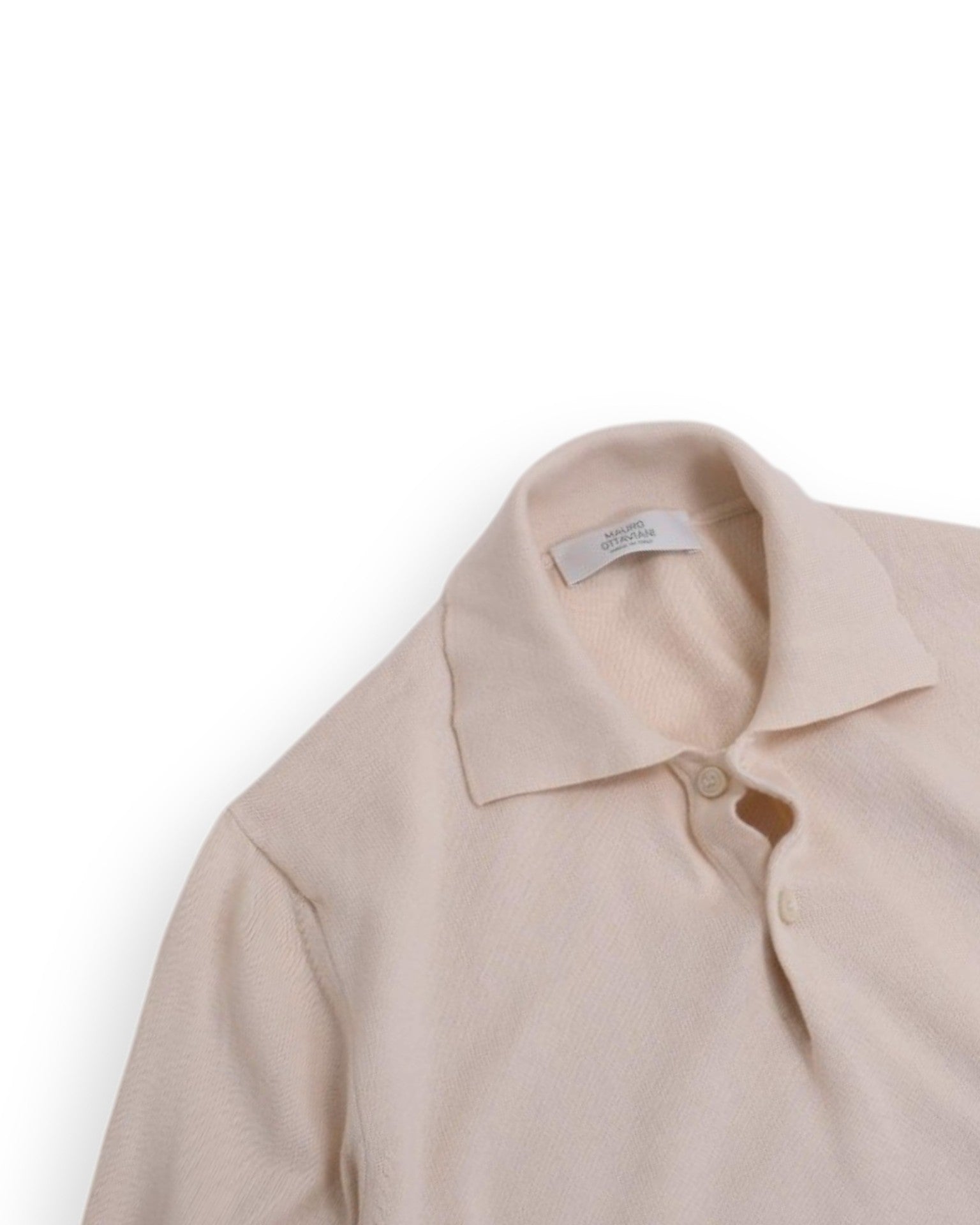 Vanilla Cotton Short-Sleeve Polo
