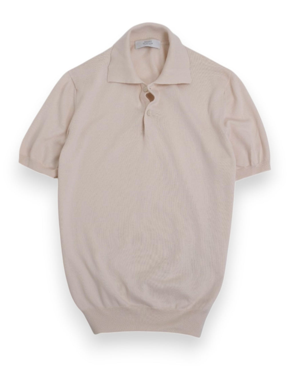 Vanilla Cotton Short-Sleeve Polo