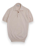 Vanilla Cotton Short-Sleeve Polo
