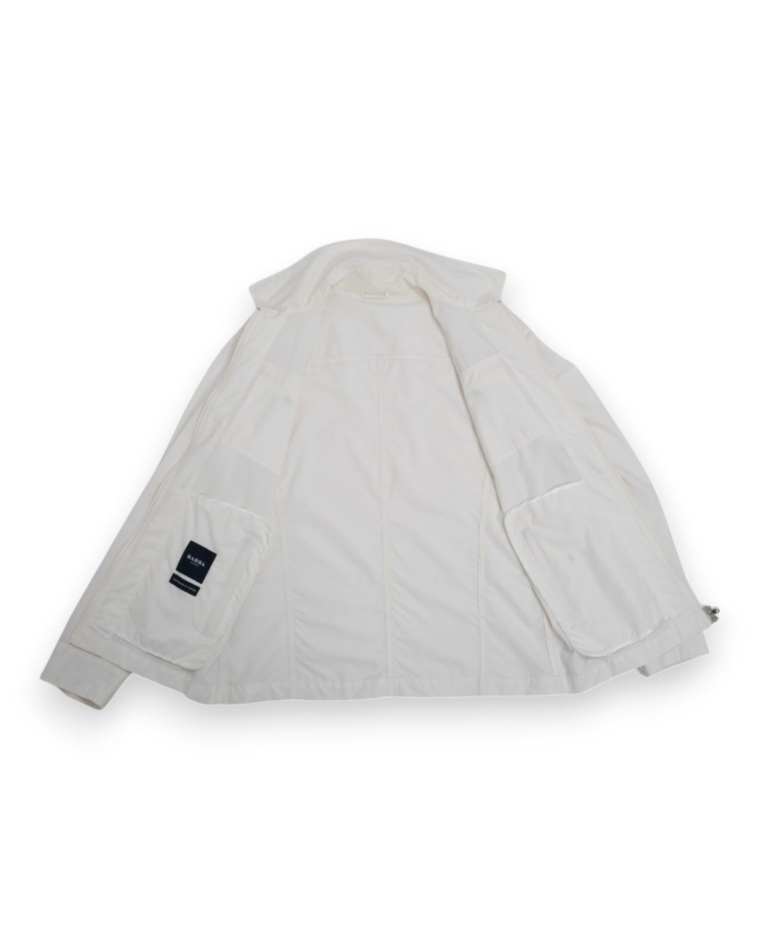 Off-White Nylon/Wool Zip Coach Jacket