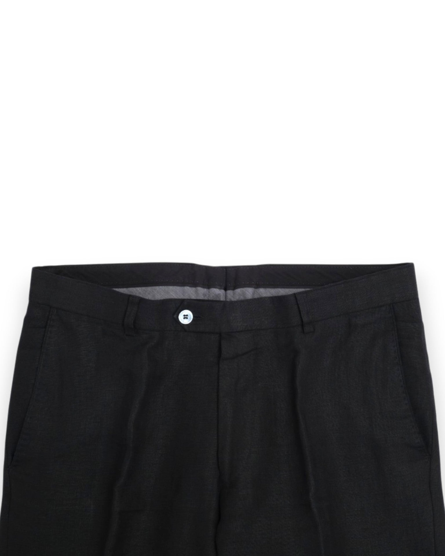 Black Linen Trousers