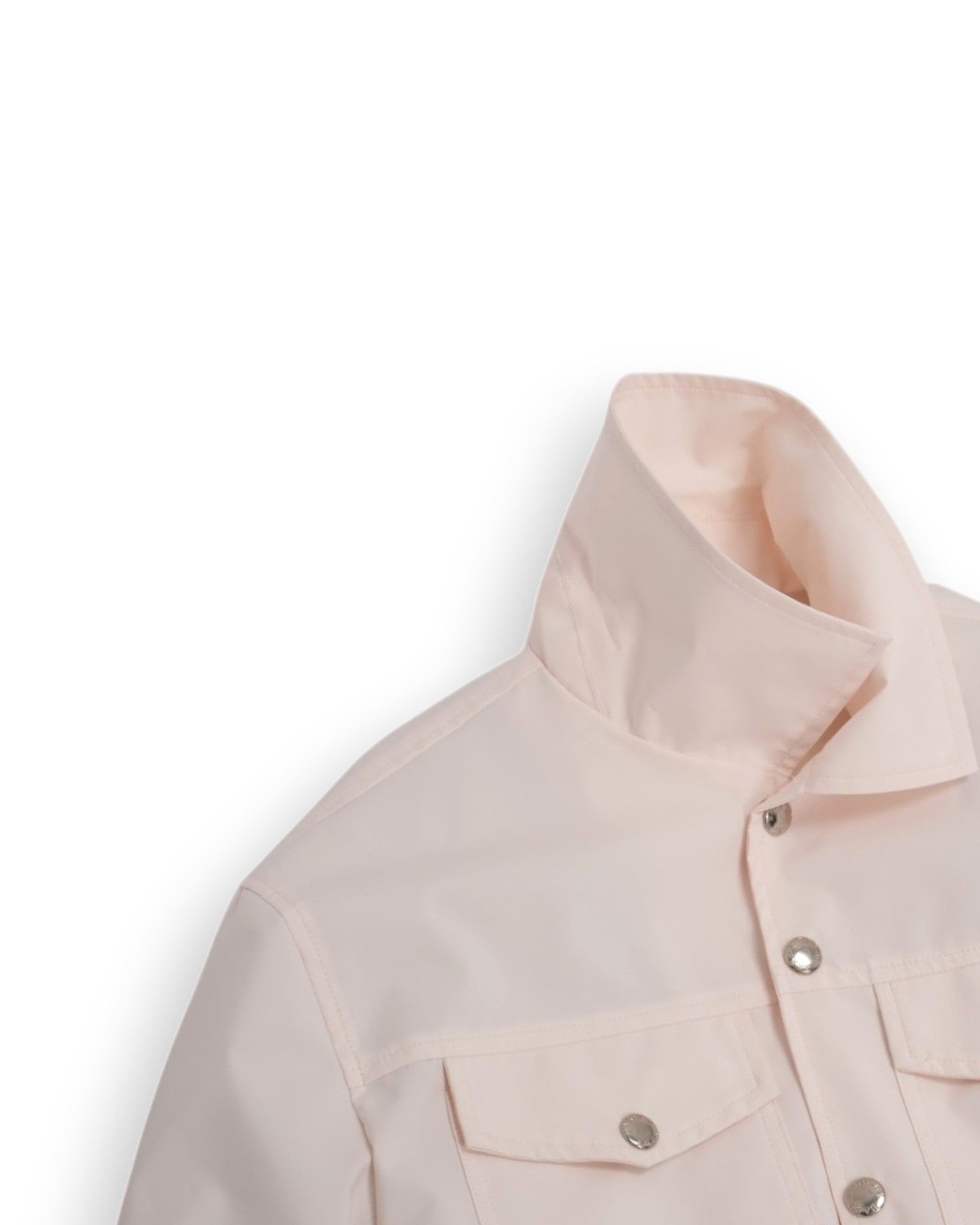 Cream Nylon Coach Jacket