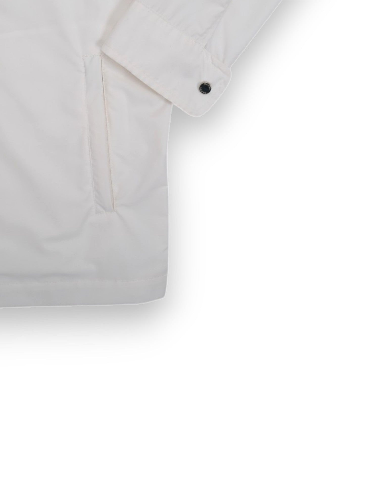 Off-White Nylon/Wool Zip Coach Jacket