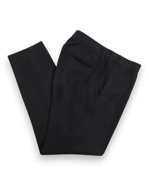 Black Linen Trousers