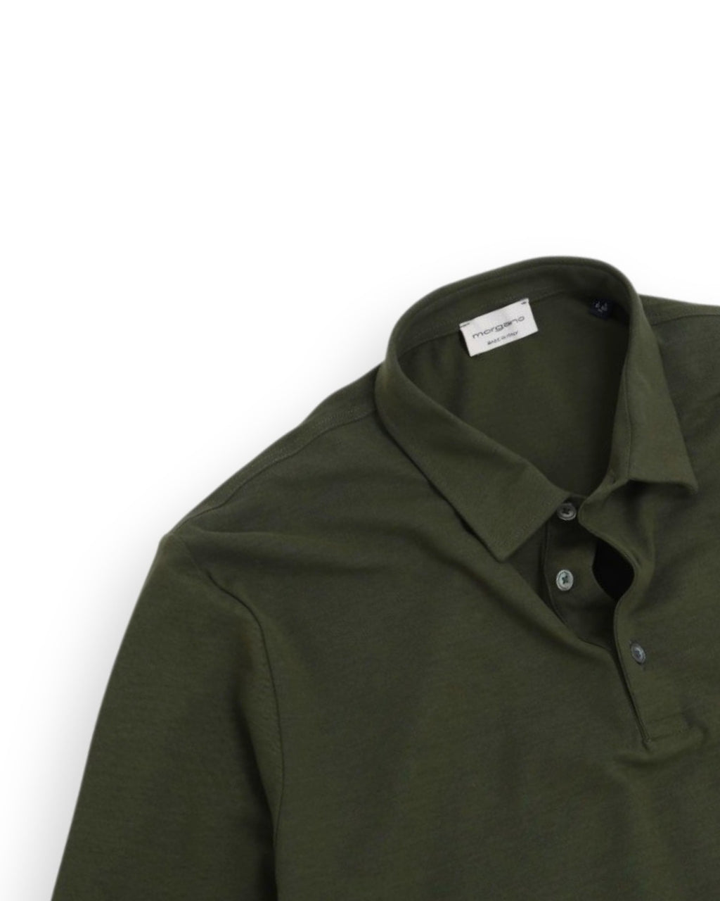 Dark Basil Cotton Polo