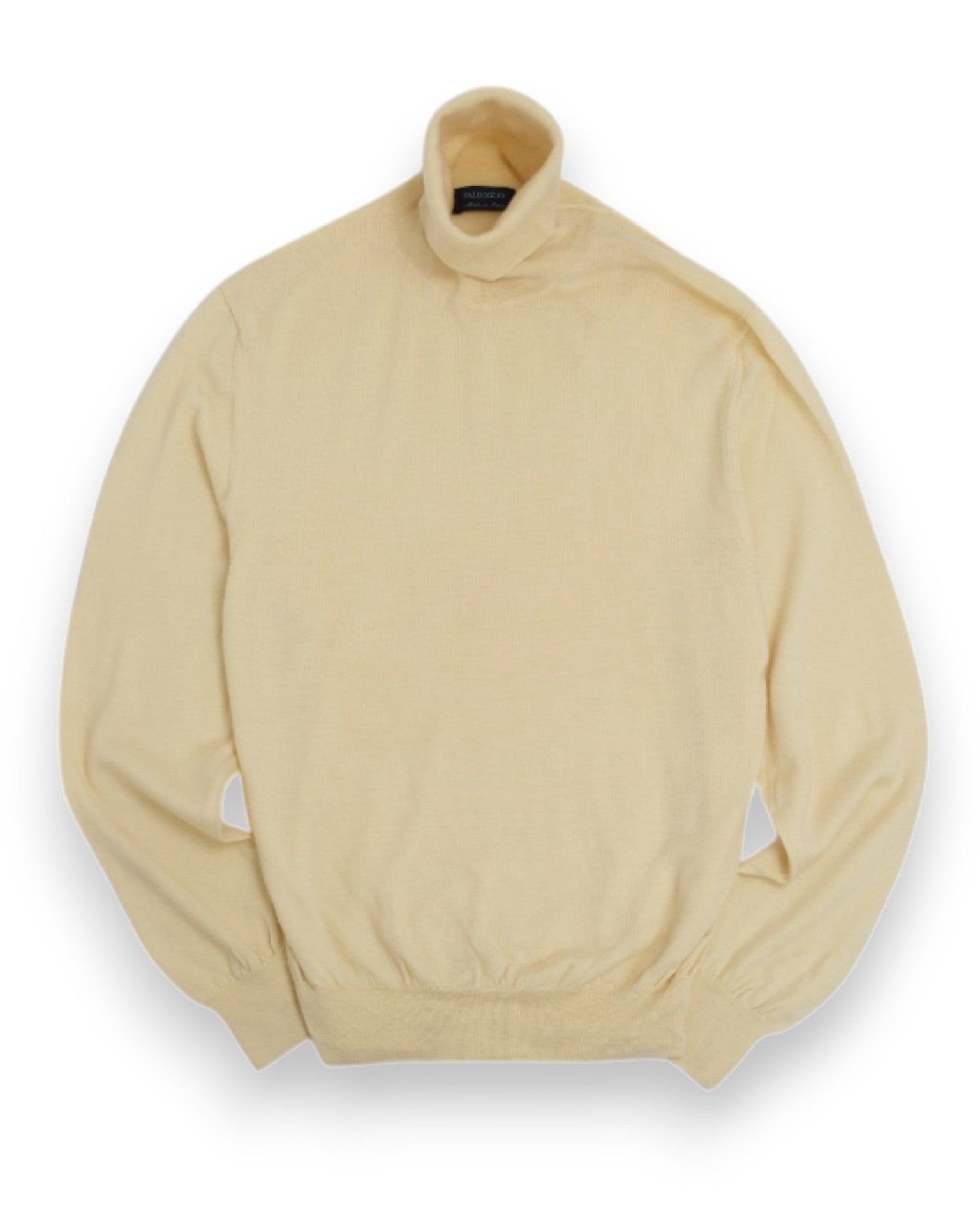 Pale Yellow Wool Rollneck