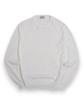 White Cotton Crewneck
