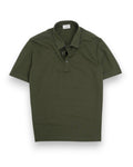 Dark Basil Cotton Polo
