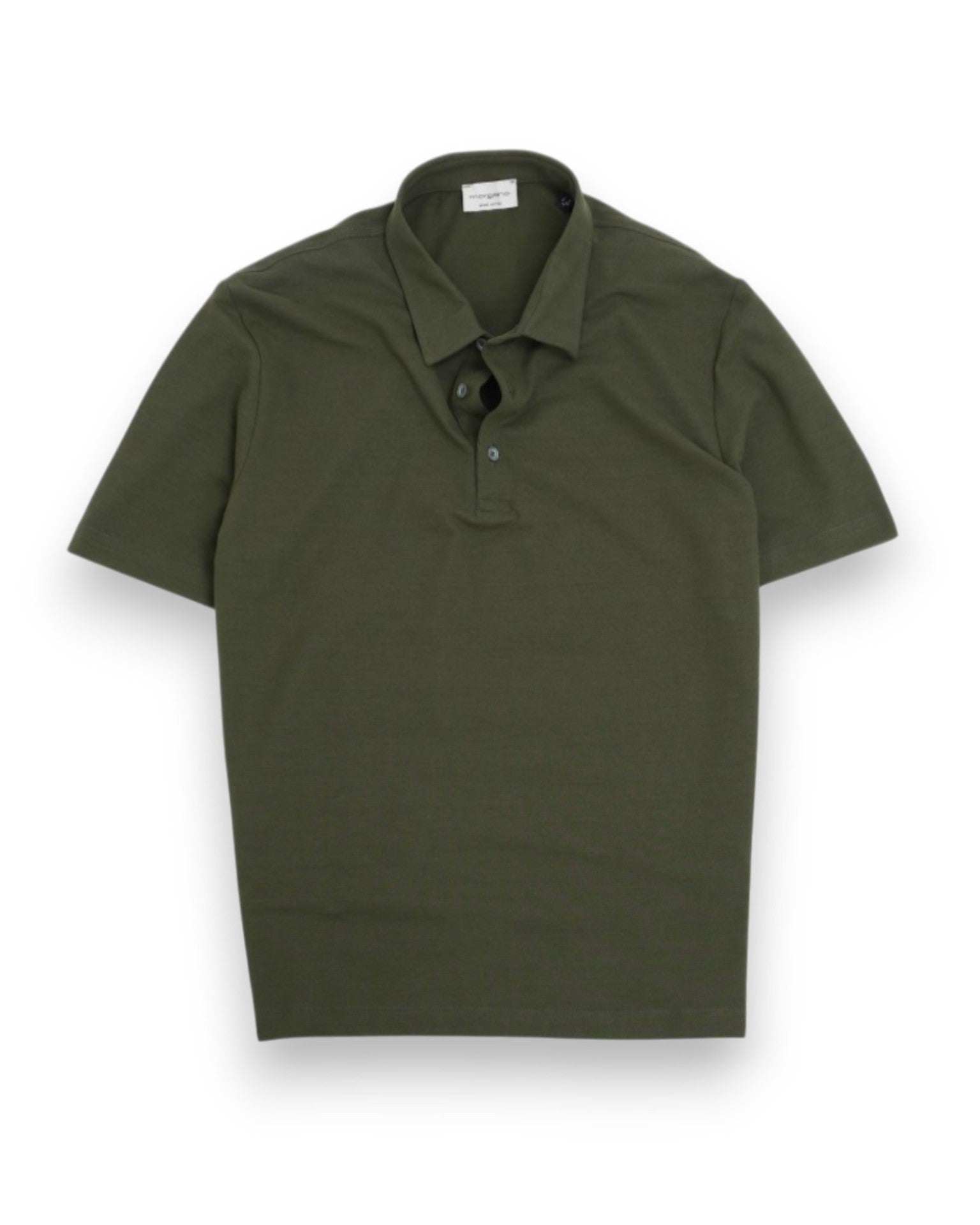 Dark Basil Cotton Polo