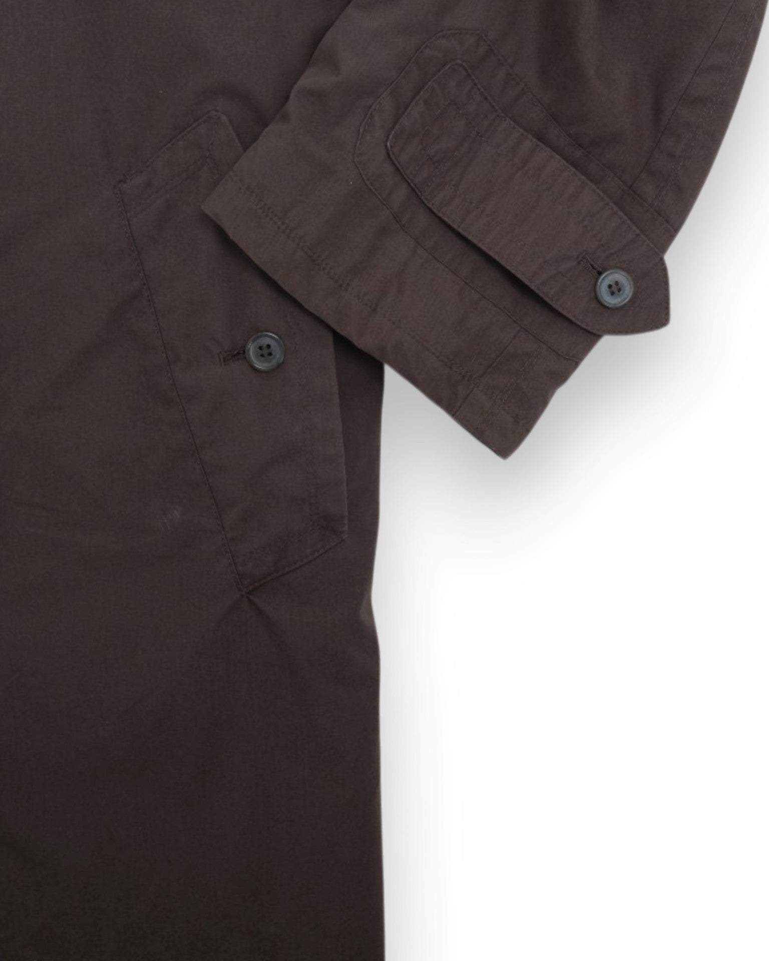 Mud Brown Belted Trench Coat