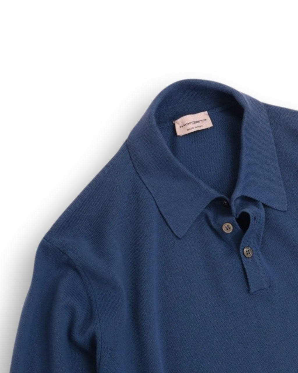 Blue Cotton Polo