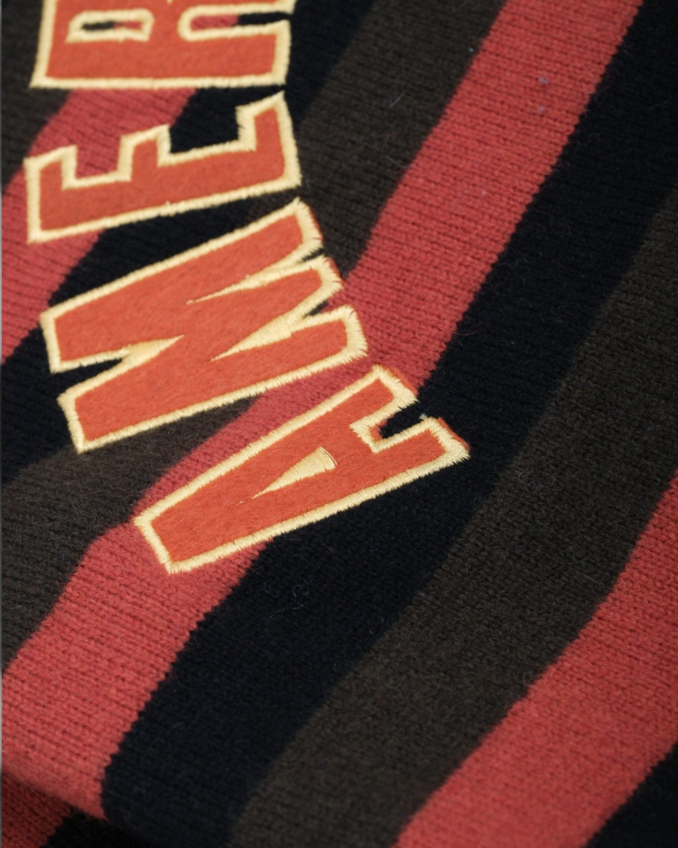 Multicolored Horizontal Striped Crewneck