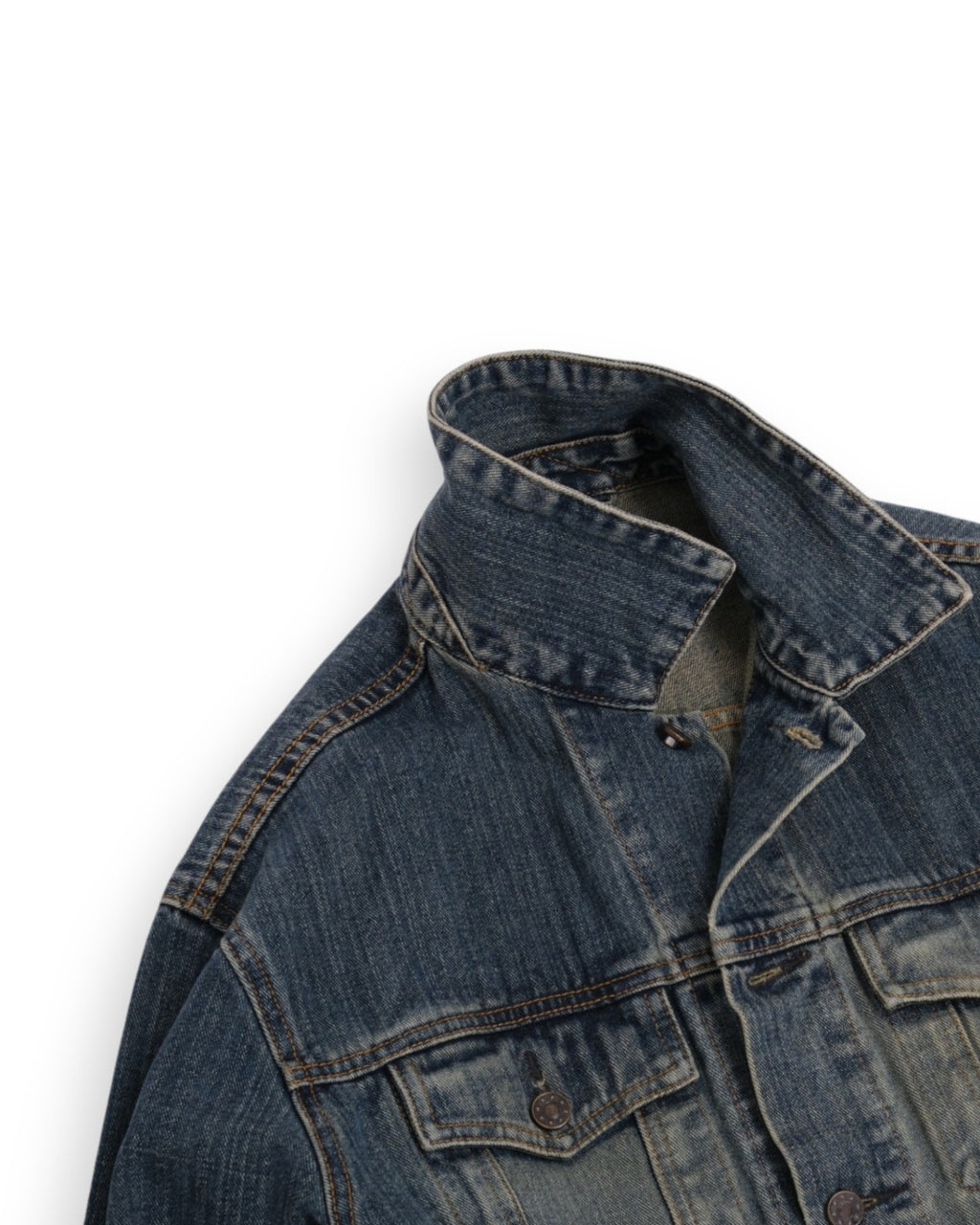 Faded Mid-Blue Denim Jacket