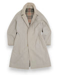 Beige Cotton Raglan Coat