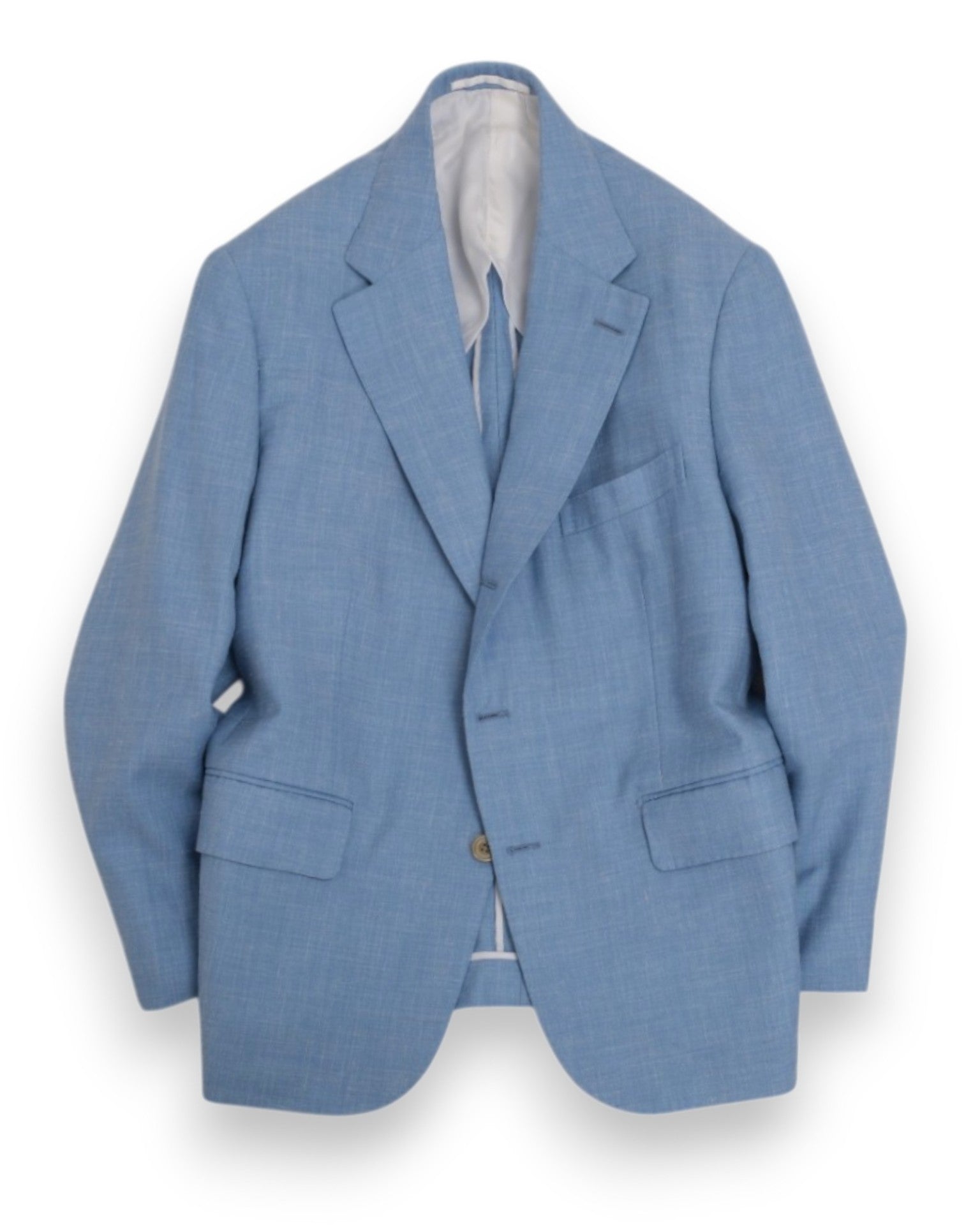 Sky Blue Linen Sports Jacket