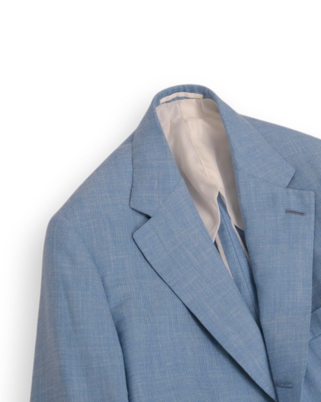 Sky Blue Linen Sports Jacket