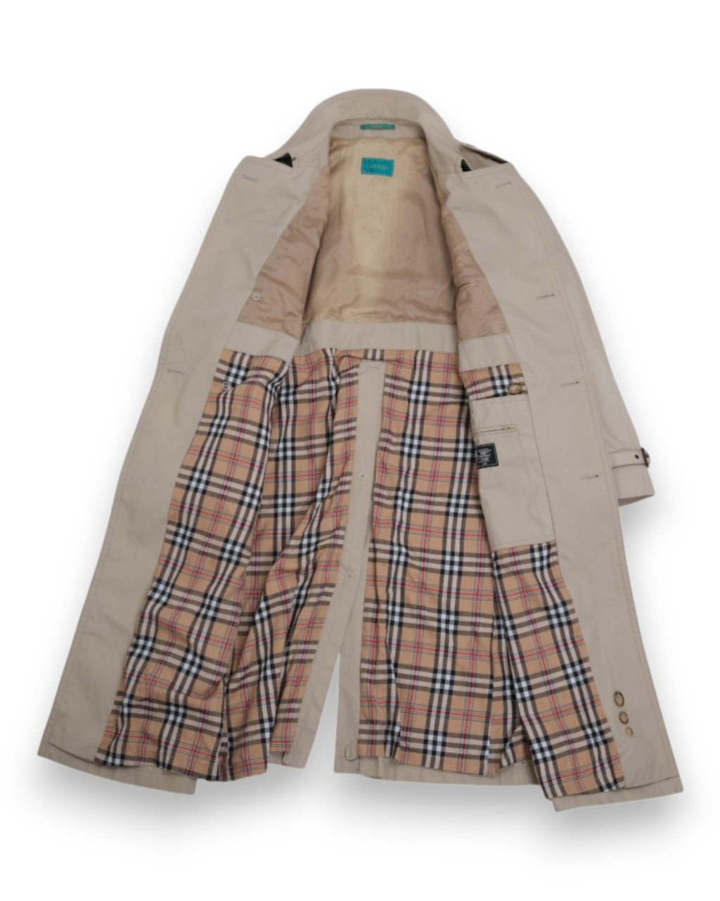 Beige Belted Trench Coat