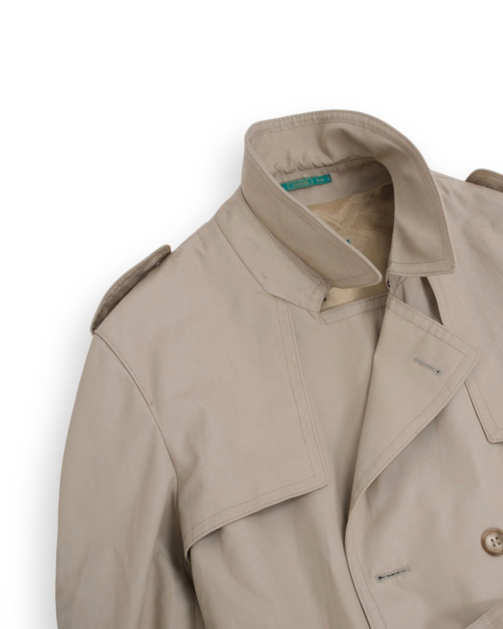 Beige Belted Trench Coat