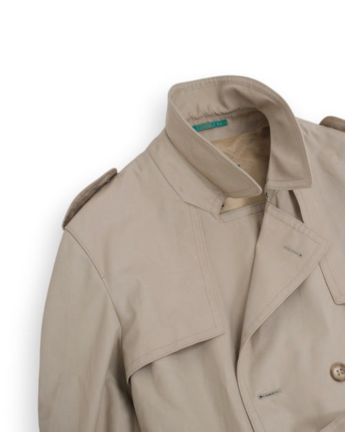 Beige Belted Trench Coat