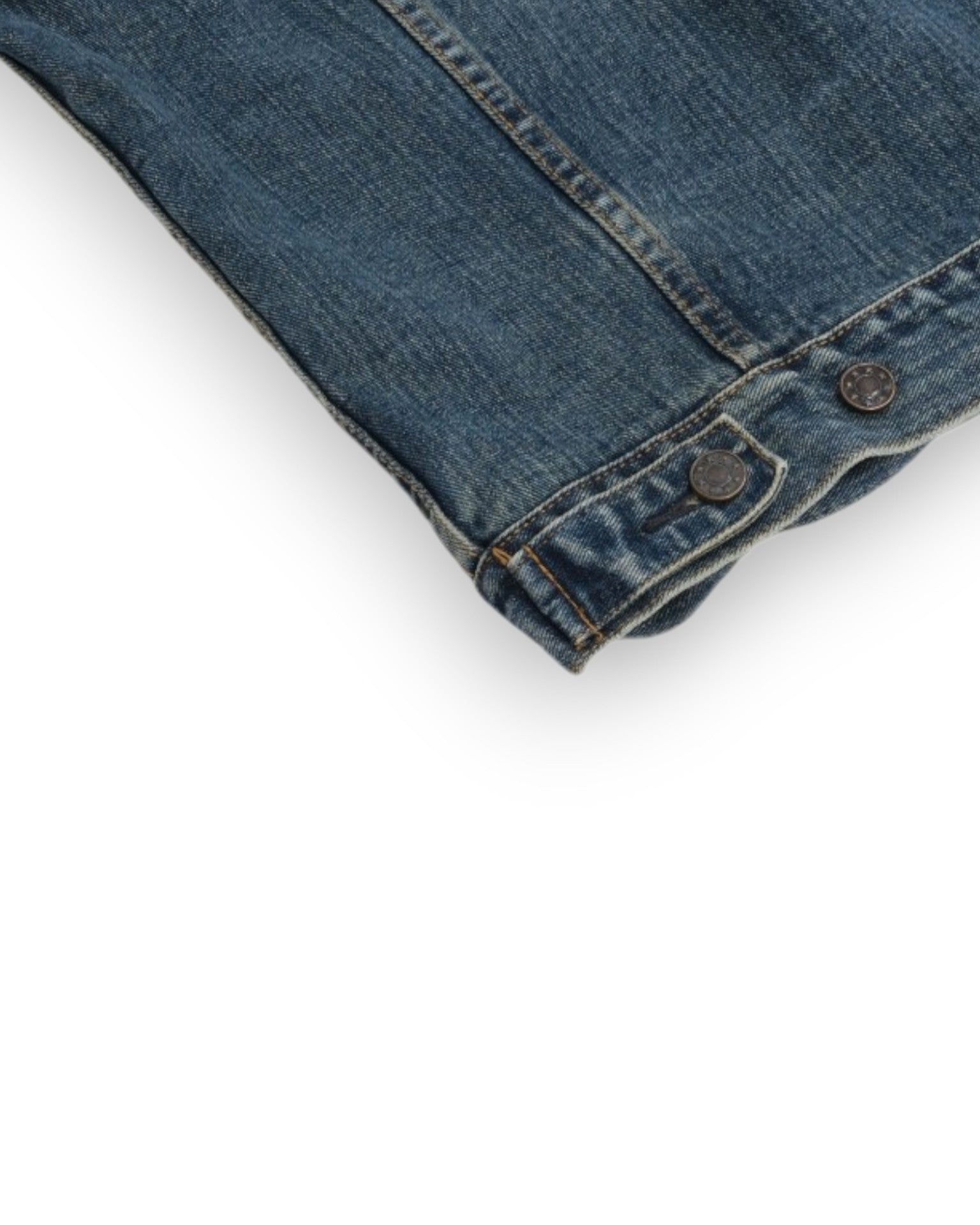 Faded Mid-Blue Denim Jacket