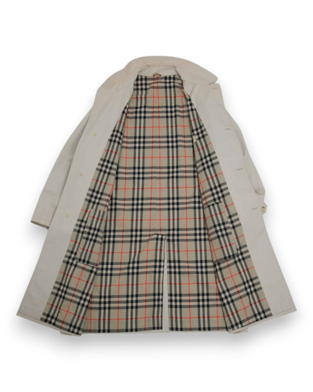 Beige Cotton Raglan Coat