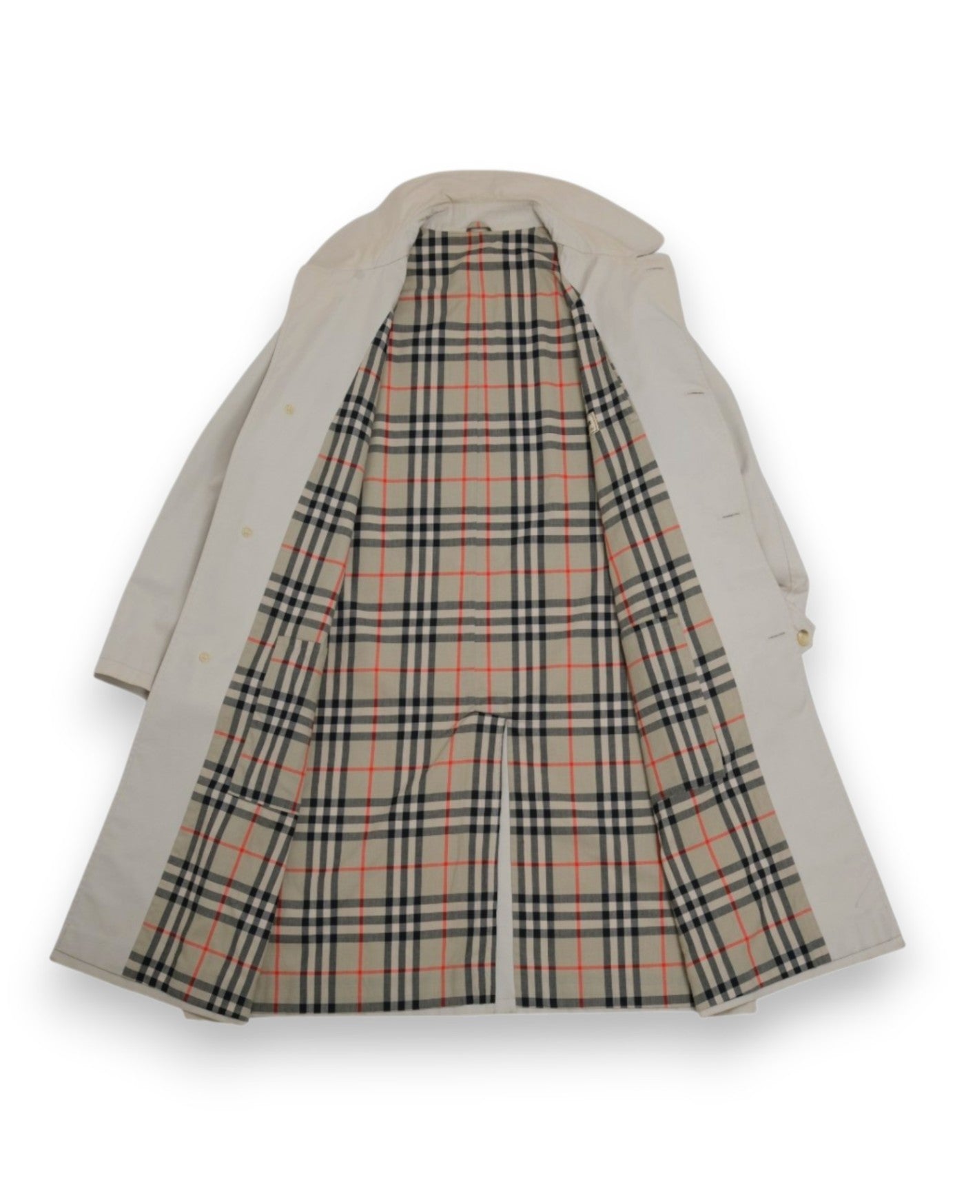 Beige Cotton Raglan Coat