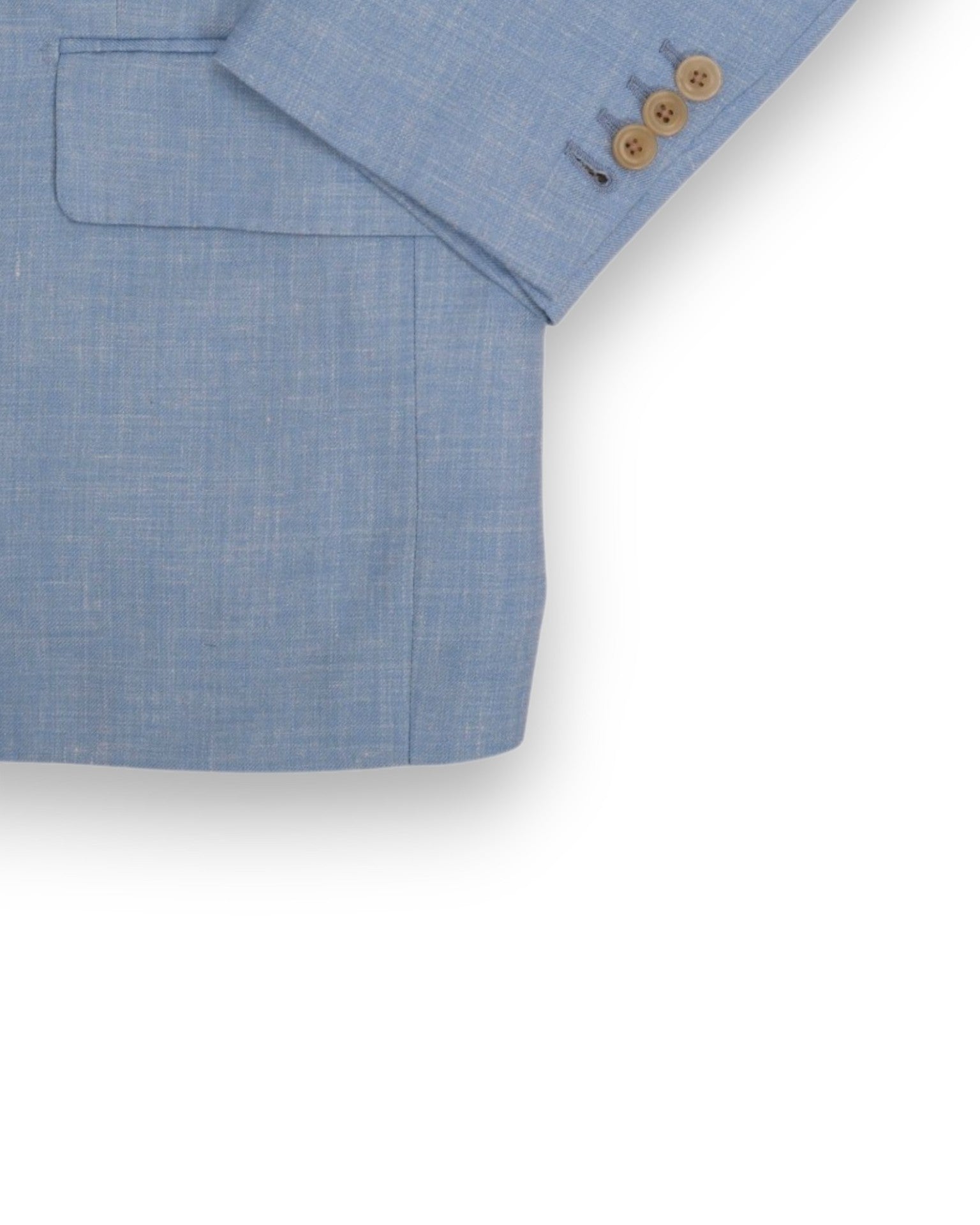 Sky Blue Linen Sports Jacket