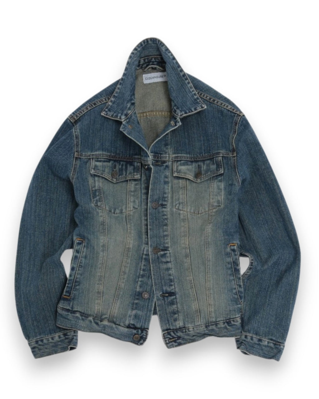 Faded Mid-Blue Denim Jacket