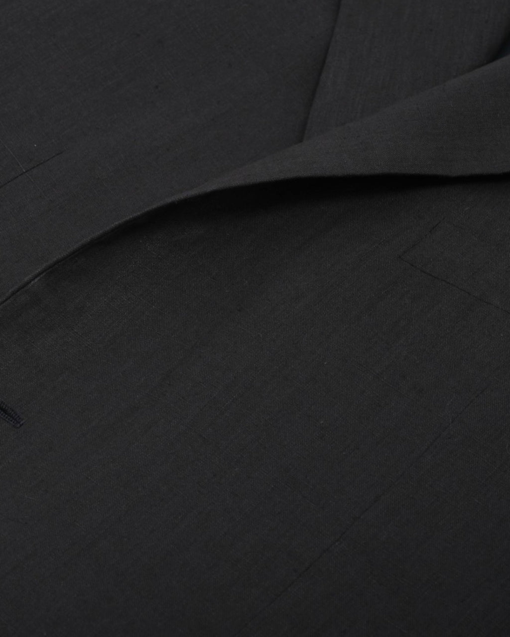 Black Linen Single Breasted Sports Jacket