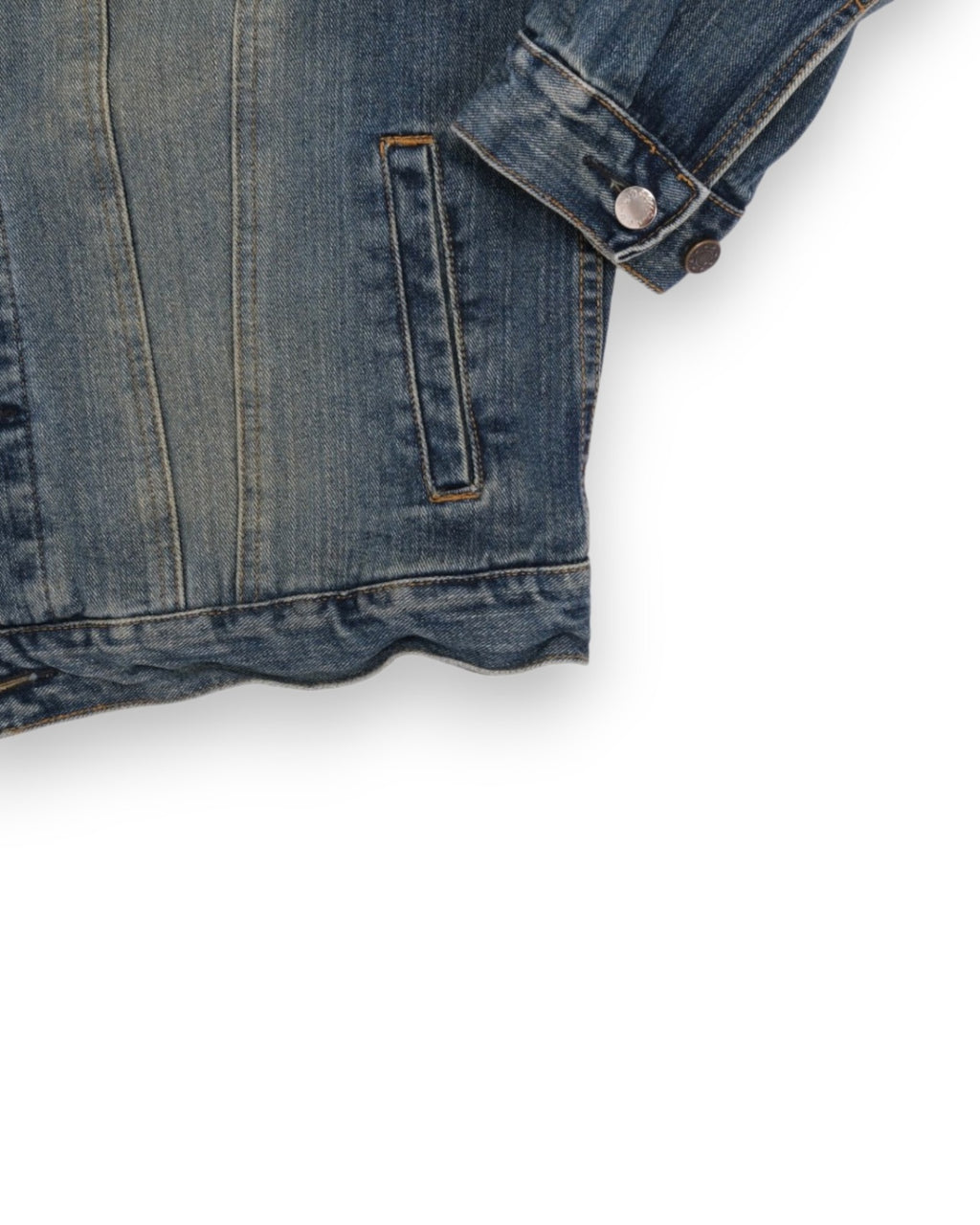 Faded Mid-Blue Denim Jacket