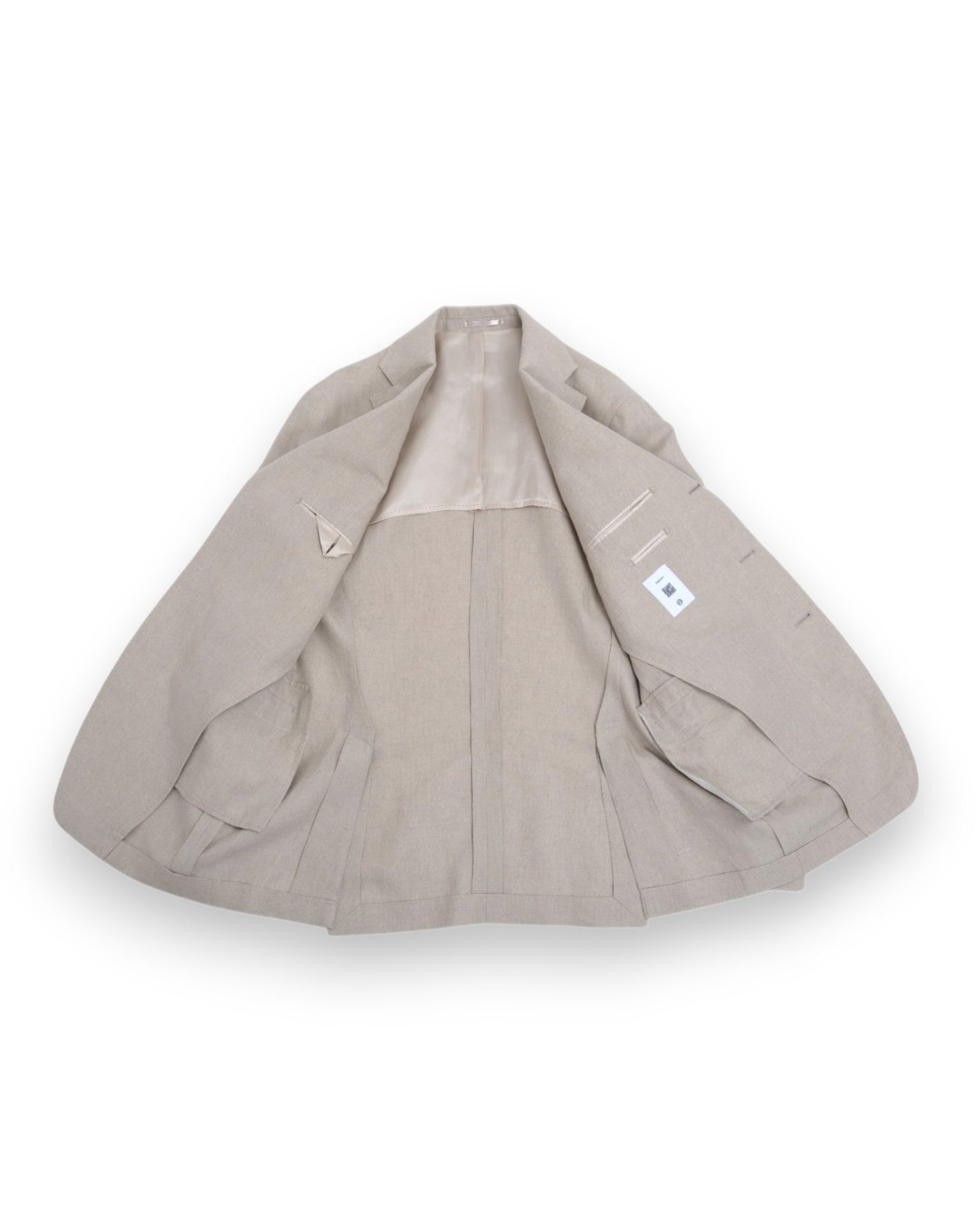 Stone Beige Irish Linen Suit