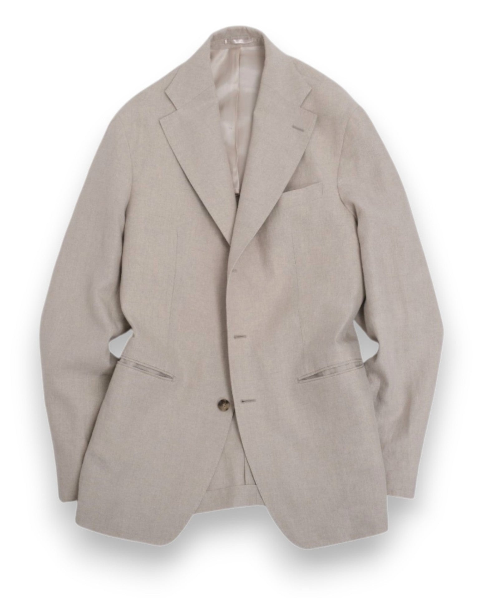 Stone Beige Irish Linen Suit