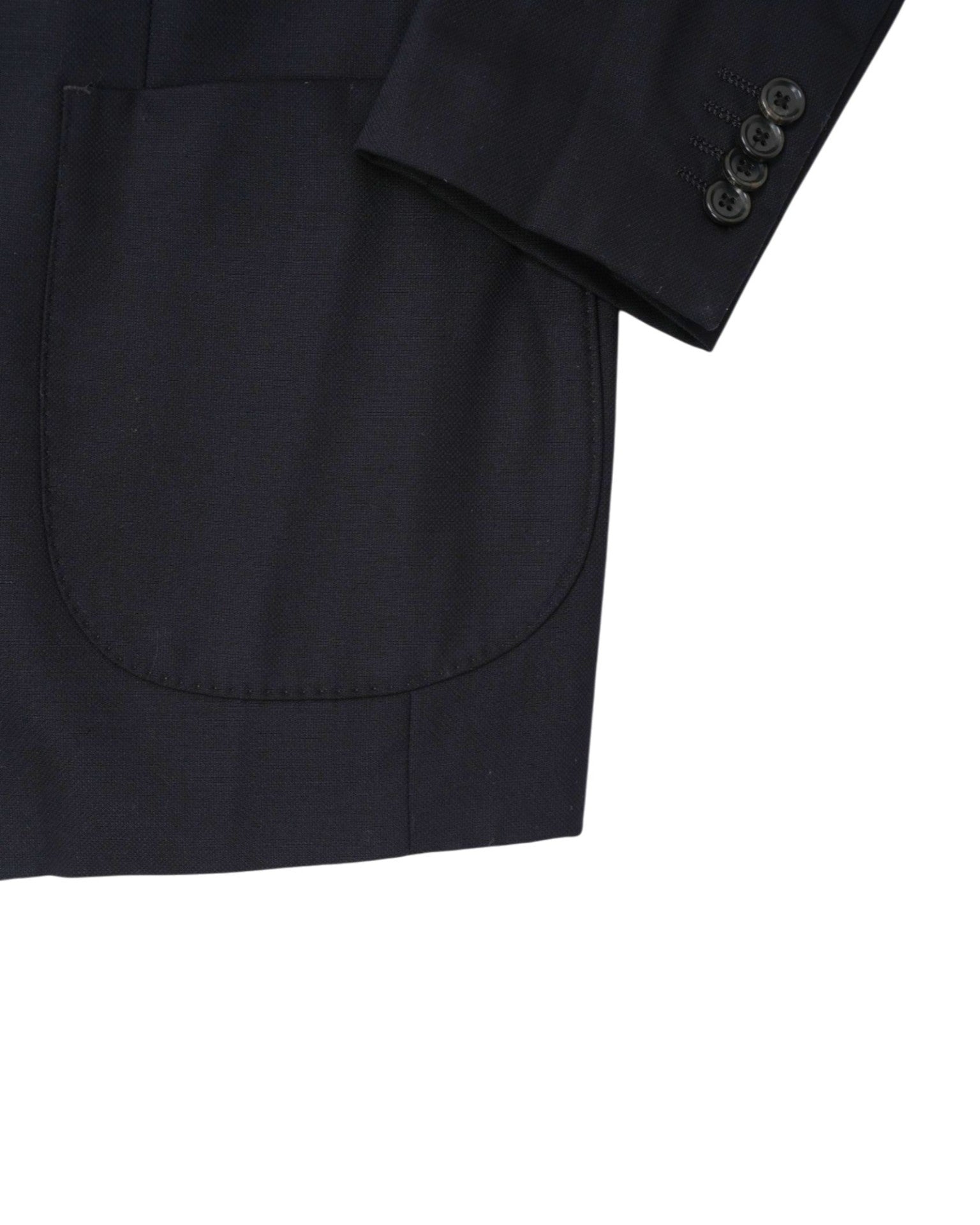 Navy Hopsack Sports Jacket