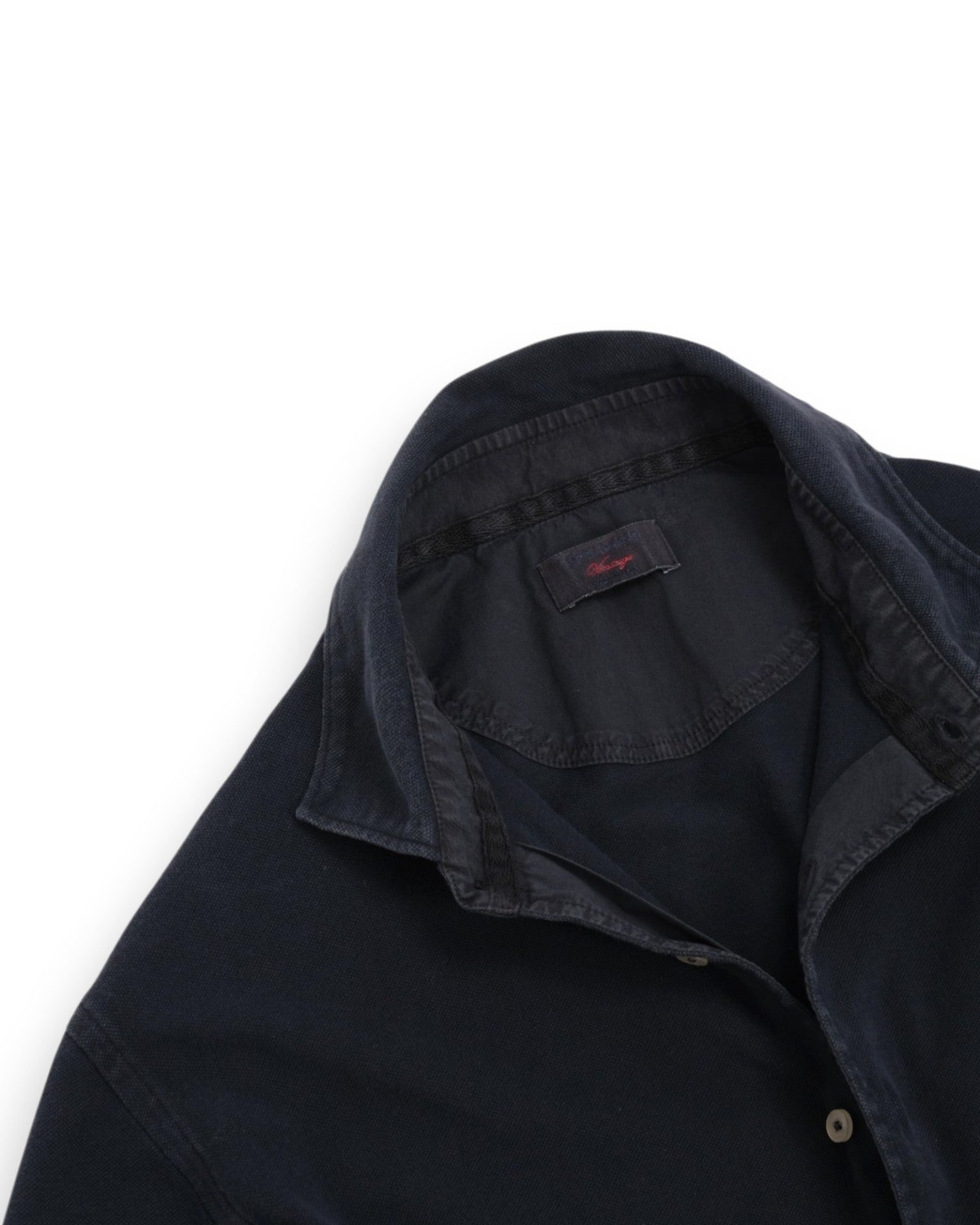 Navy Cotton Pique Shirt