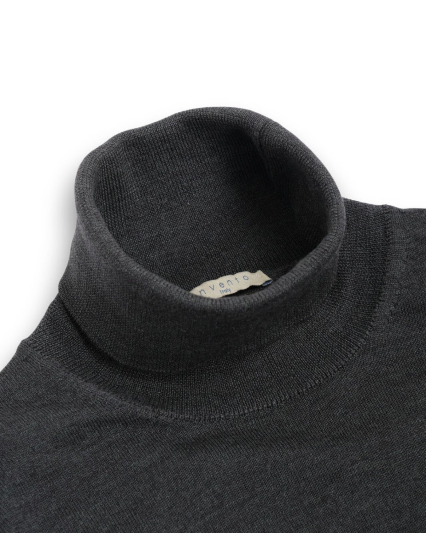 Dark Forrest Green Merino Rollneck