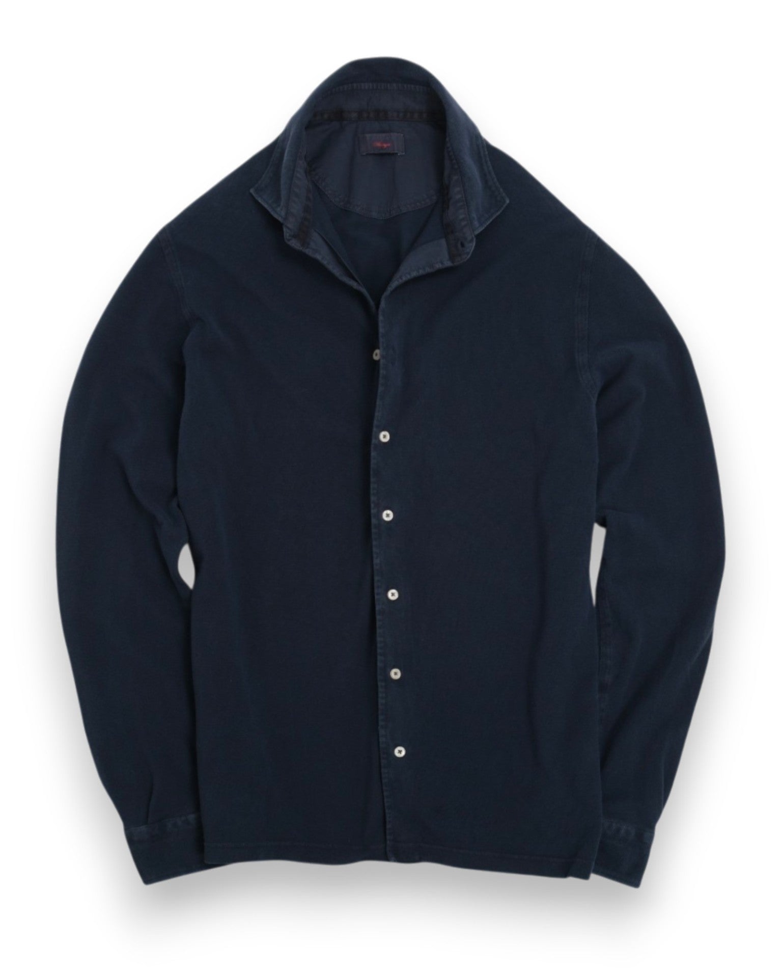 Navy Cotton Pique Shirt