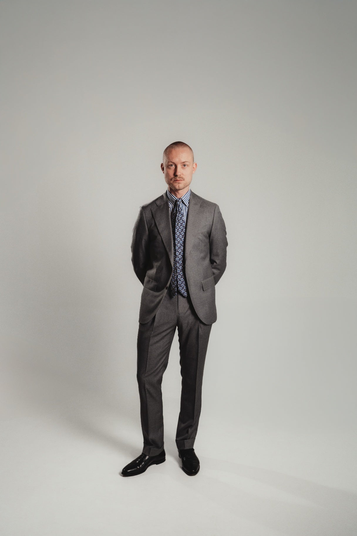 Grey 120's Guabello Wool Suit