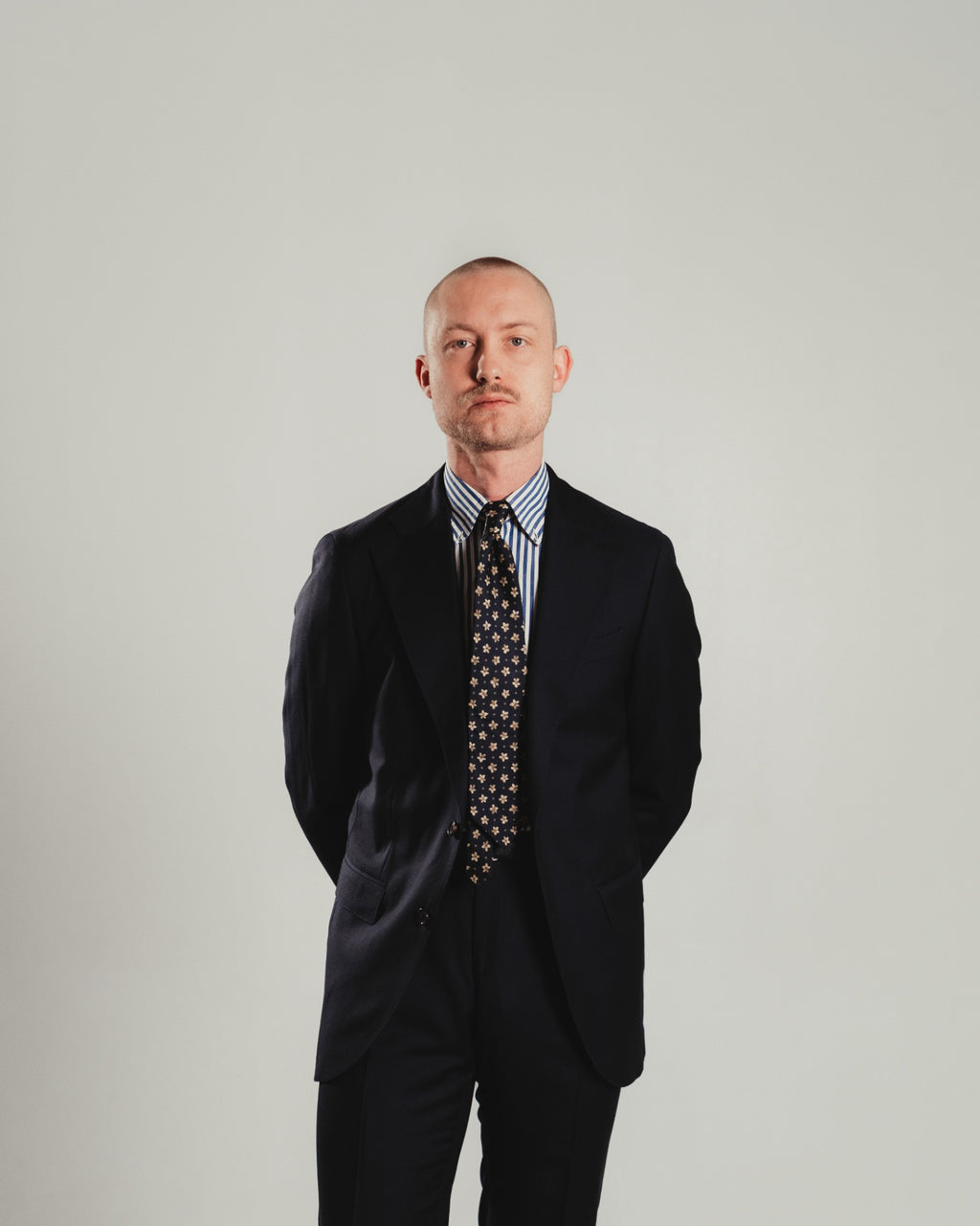 Navy 120's Guabello Wool Suit