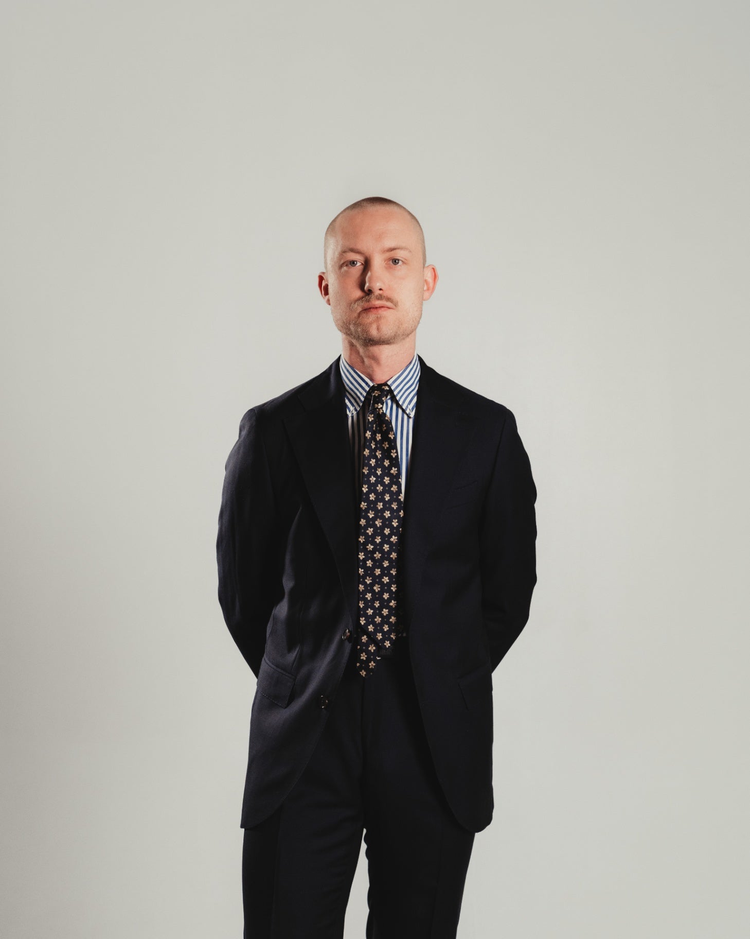 Navy 120's Guabello Wool Suit