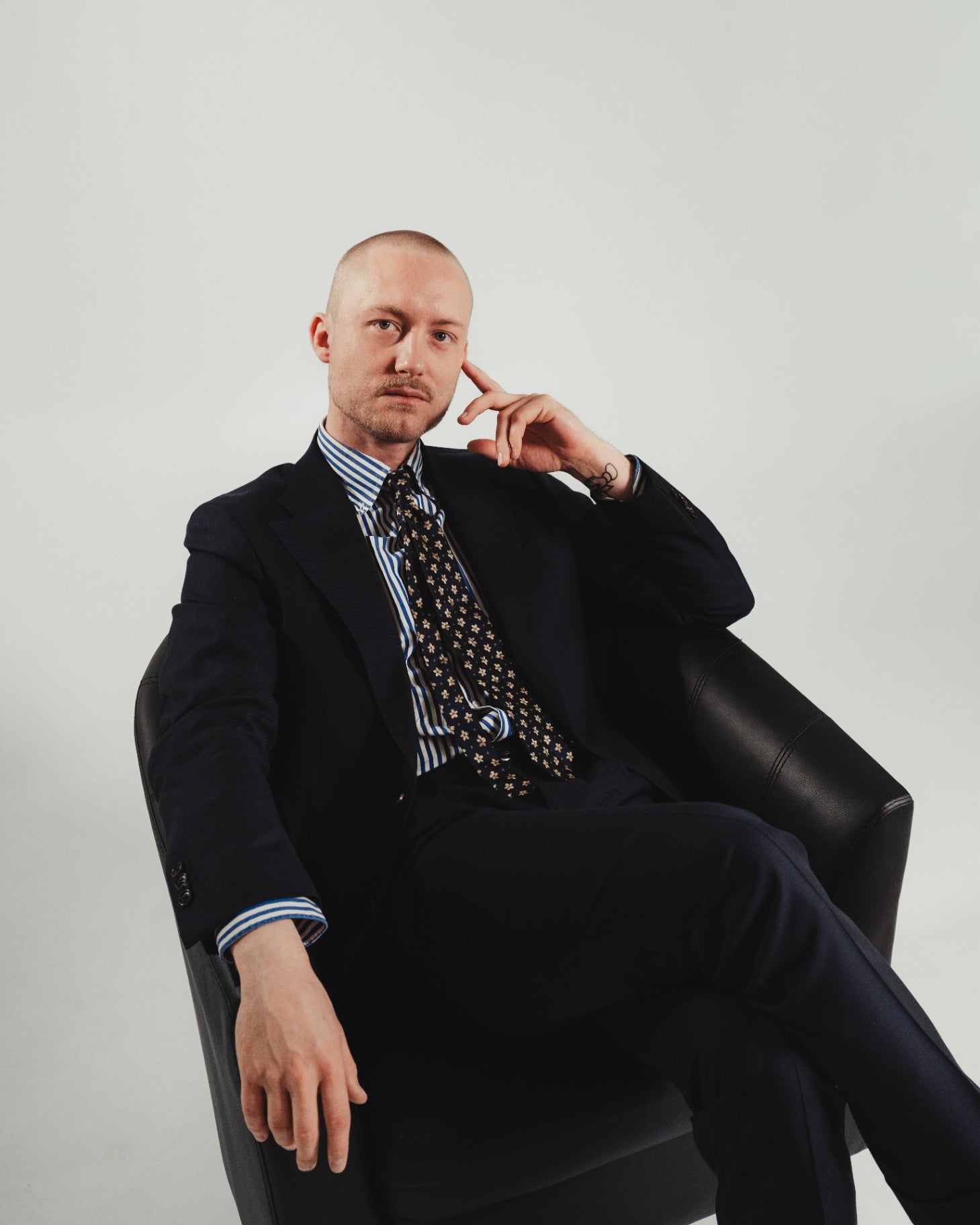 Navy 120's Guabello Wool Suit