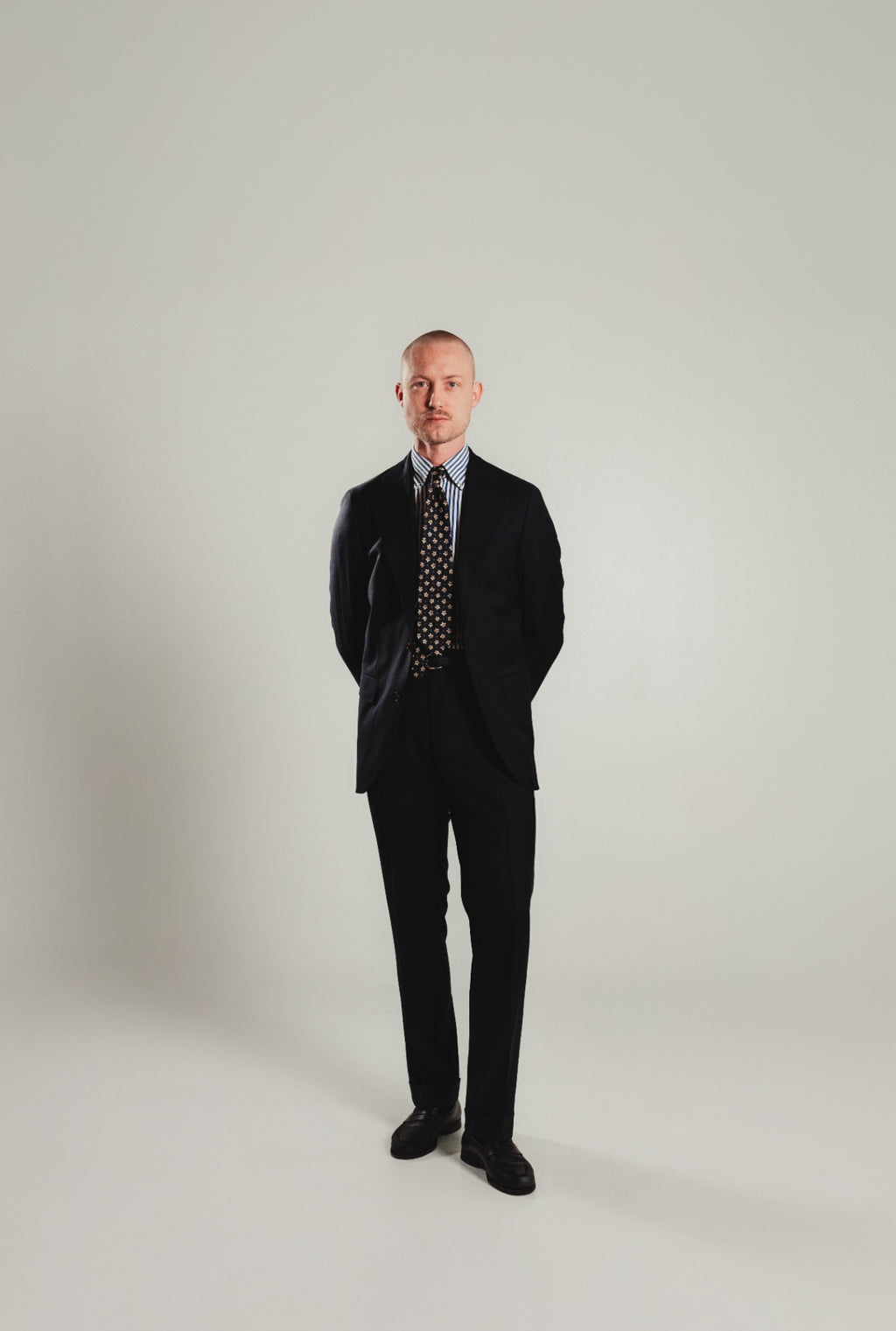 Navy 120's Guabello Wool Suit