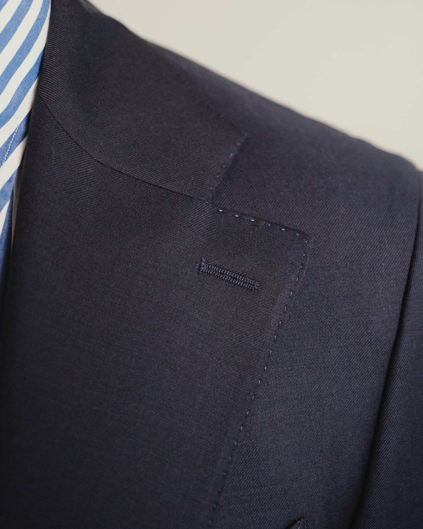 Navy 120's Guabello Wool Suit