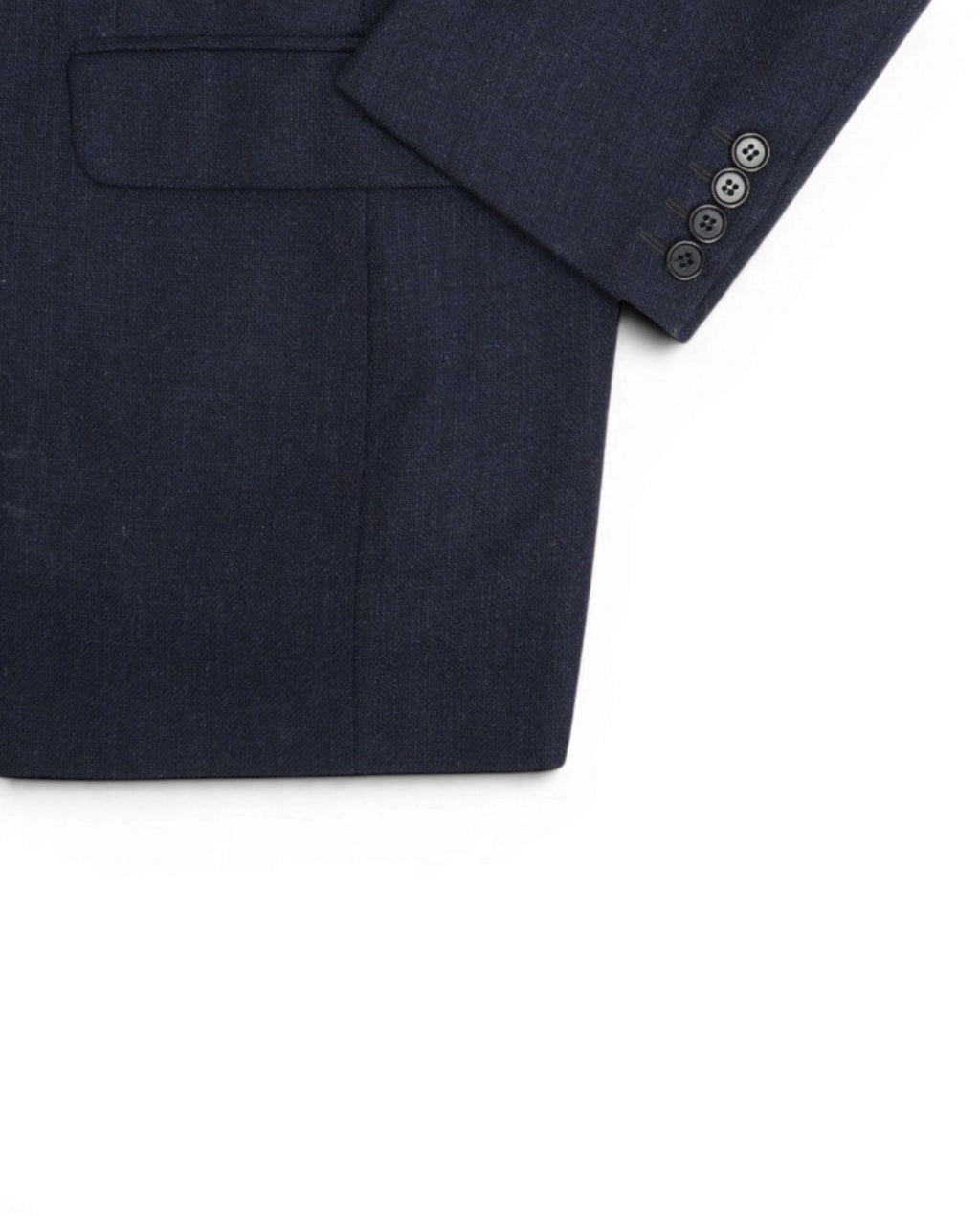 Navy Virgin Wool/Cashmere Sports Jacket