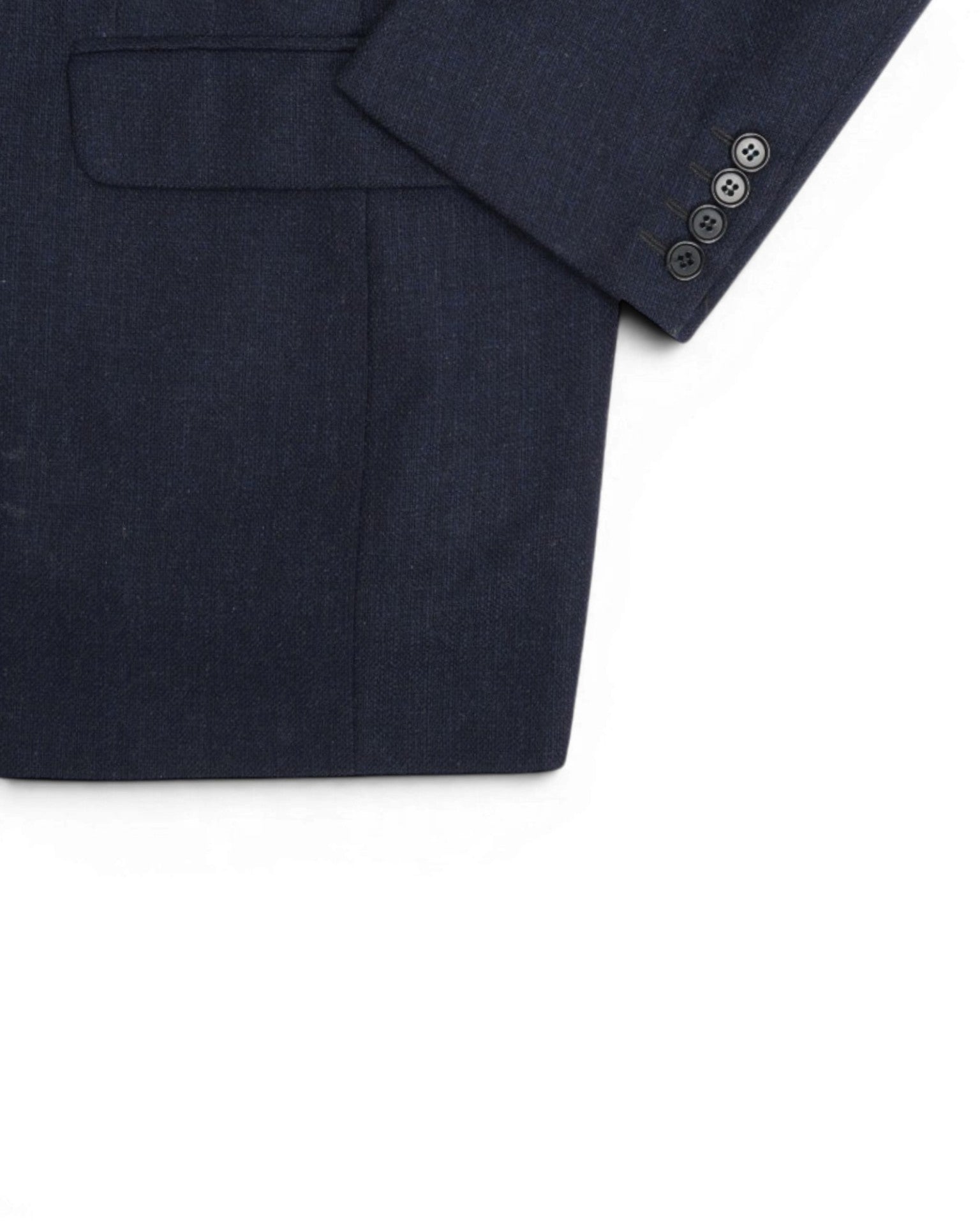 Navy Virgin Wool/Cashmere Sports Jacket
