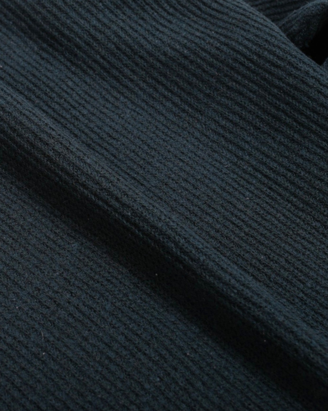 Dark Pine Heavy Ribbed Deep V-neck