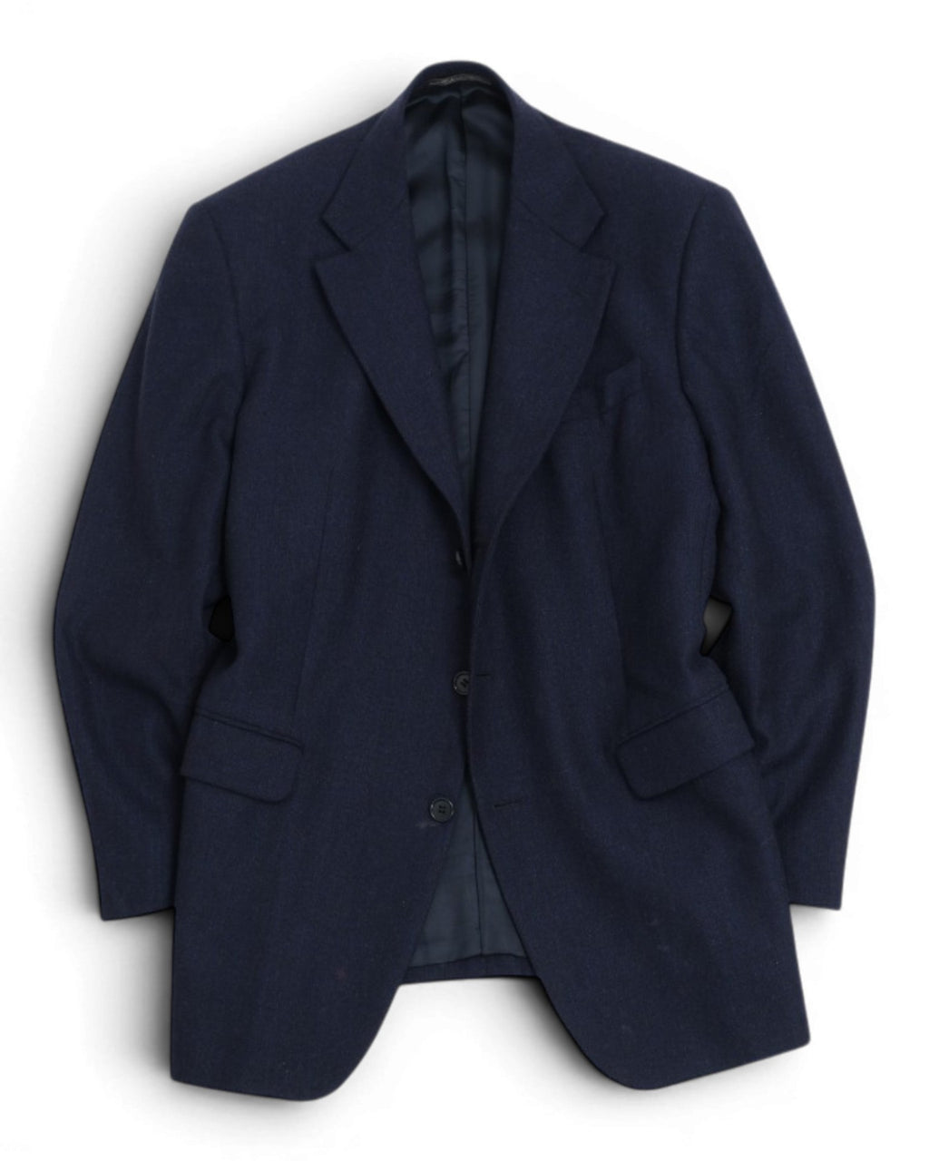 Navy Virgin Wool/Cashmere Sports Jacket