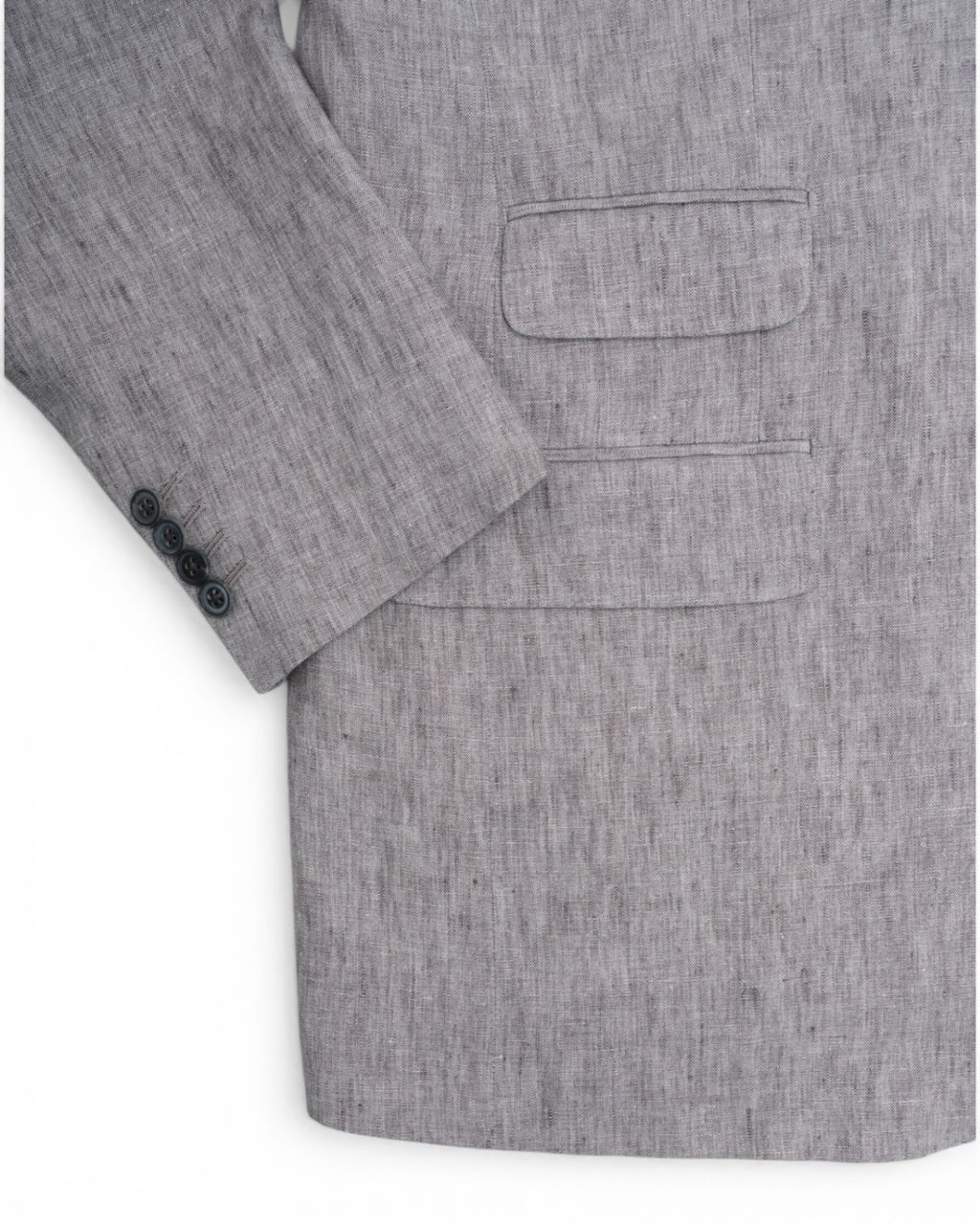 Light Grey Linen Sports Jacket