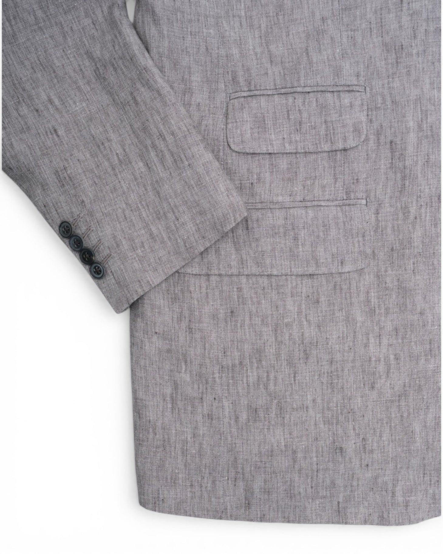 Light Grey Linen Sports Jacket